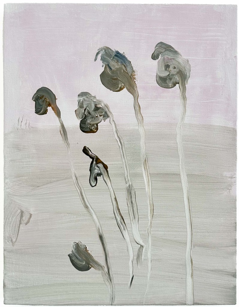 Painting by chris bell entitled ghost plant